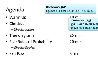 Probability Problems and Instructions for a Substitute Teacher