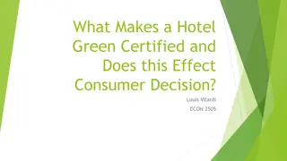 Hotel Green Certification: Consumer Impact & Standards Explained