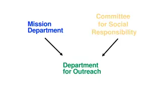 Department for Outreach - Supporting Local Churches in Mission