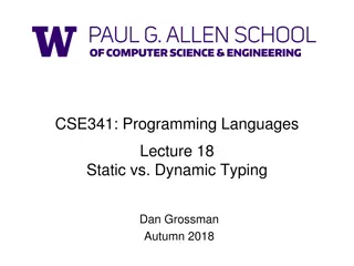 Key Differences Between Static and Dynamic Typing in Programming Languages