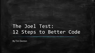 Joel Test for Better Code Quality: 4 Essential Steps