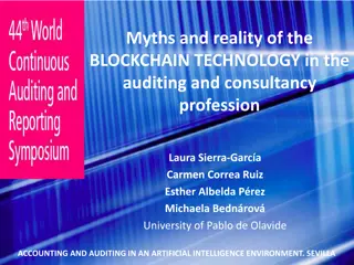 Blockchain Technology in Auditing and Consultancy: Myths vs. Reality