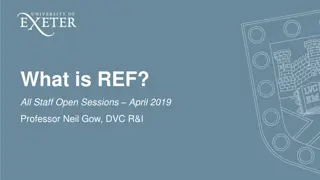 REF: UK Universities' Research Excellence Framework