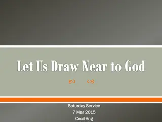 Draw Near to God Through Prophetic Acts and Unfailing Love