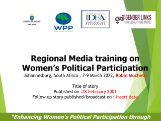 Empowering Women with Disabilities in Politics Through Media