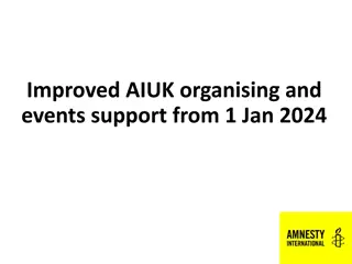 Enhanced AIUK Support for Activist Networks and Events