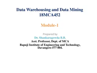 Data Warehousing and OLAP for Business Insights