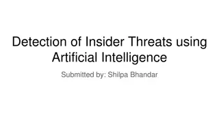 Insider Threat Detection Using Artificial Intelligence and Machine Learning