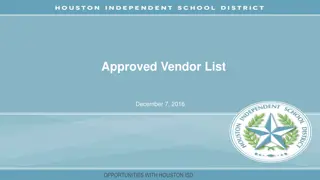 Houston ISD Approved Vendor List: Opportunities & Guidelines