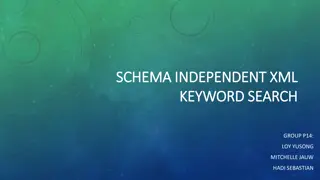 Advanced Approaches in XML Schema - Proposal & Limitations