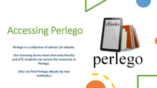 Accessing Perlego eBooks: Essential Guide for Faculty and UTC Students