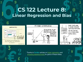 Linear Regression, Bias, and T-test: Understanding Statistical Concepts