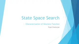 State Space Search and Admissible Heuristics