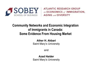 Economic Integration of Immigrants in Canada: Housing Market Evidence
