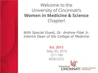 University of Cincinnati Women in Medicine & Science Chapter Event Highlights