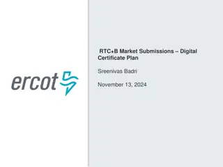 Draft Plan for ERCOT RTC+B Market Trials and Submissions