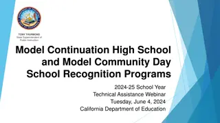 California Continuation Education Programs: Overview and Recognition Details