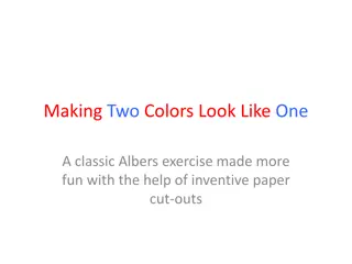 Creative Paper Cut-Outs for Color Blending Experiments
