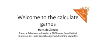 Fun Math Games by Math Trainer Hans de Zeeuw