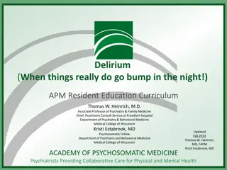 Delirium: Symptoms, Criteria, and Prevalence