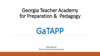 Georgia Teacher Academy Programs and Eligibility Criteria