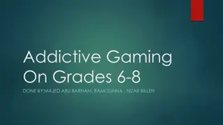 Addictive Gaming in Grades 6-8