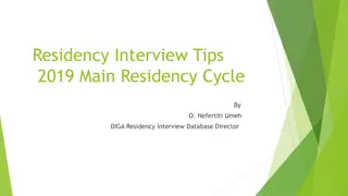 Insider Tips for Residency Interviews in 2019