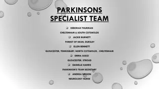 Parkinson's Disease and Falls: Specialist Team Support