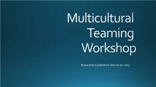 Multicultural Teaming Workshop in Russia - SEND Conference 2015