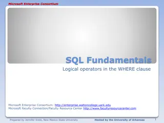 Mastering SQL Logical Operators for Efficient Data Filtering