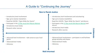 Guide to Continuing the Journey for Racial Justice and Involvement