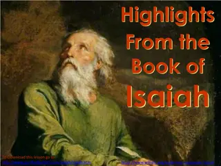 Insightful Lessons From the Book of Isaiah Revealed