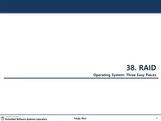 RAID Technology: Features, Internals, and Fault Tolerance