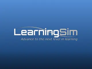 Effective Learning Simulations: Principles and Methods