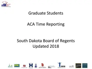 Time Reporting and ACA Compliance for Graduate Assistants in South Dakota