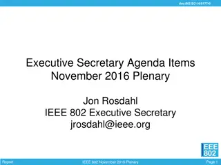 IEEE 802 November 2016 Plenary Event Highlights