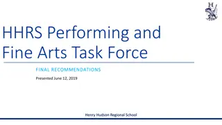 Developing a Strategic Plan for Performing Arts at HHRS