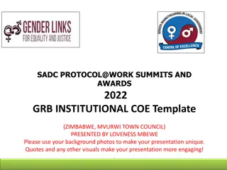 Gender Budgeting Initiatives at Mvurwi Town Council in Zimbabwe
