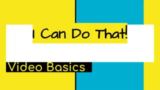 Creating Video Content: Basics and Tips
