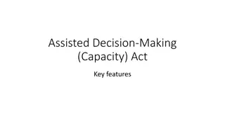 Decision-Making Capacity in Legal Context