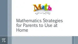 Effective Mathematics Strategies for Parents to Support Learning at Home