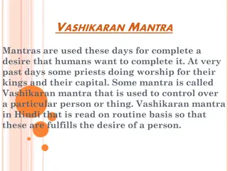 Unique Vashikaran Mantras and Their Effects