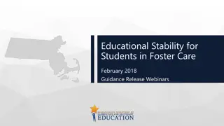 Supporting Educational Stability for Foster Care Students in Massachusetts