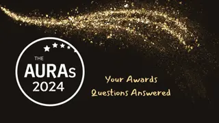 How to Enter the AURA Awards: Submission Guidelines and Categories