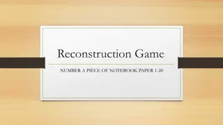 Reconstruction Game - Learn About Historical Amendments and Acts