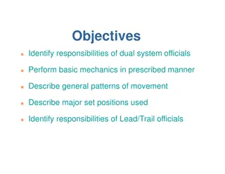 Effective Responsibilities and Mechanics of Dual System Soccer Officials