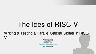 Exploring Parallel Caesar Cipher Implementation in RISC-V