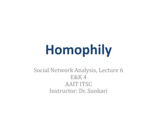 Homophily in Social Network Analysis