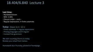 DFAs, GNFA, and Regular Expressions in Automata Theory