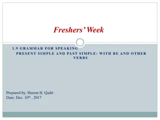 Grammar Essentials for Simple Present and Past Tenses